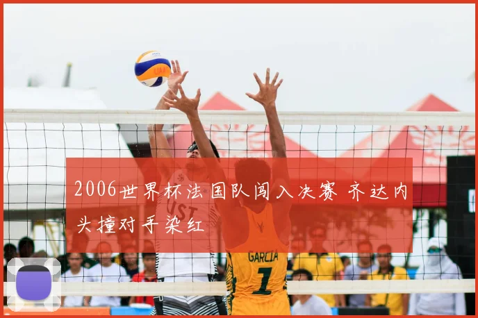 2006世界杯法国队闯入决赛 齐达内头撞对手染红